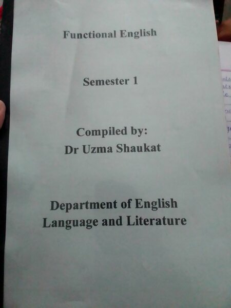 Functional English notes
