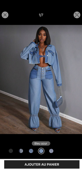 Ensemble jeans femme chic