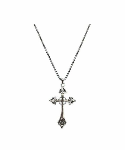 Collier Croix Gothique Argent
