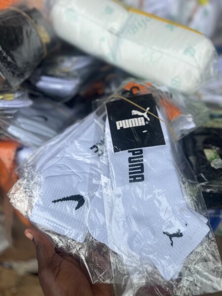 Chaussettes blanches sport Puma