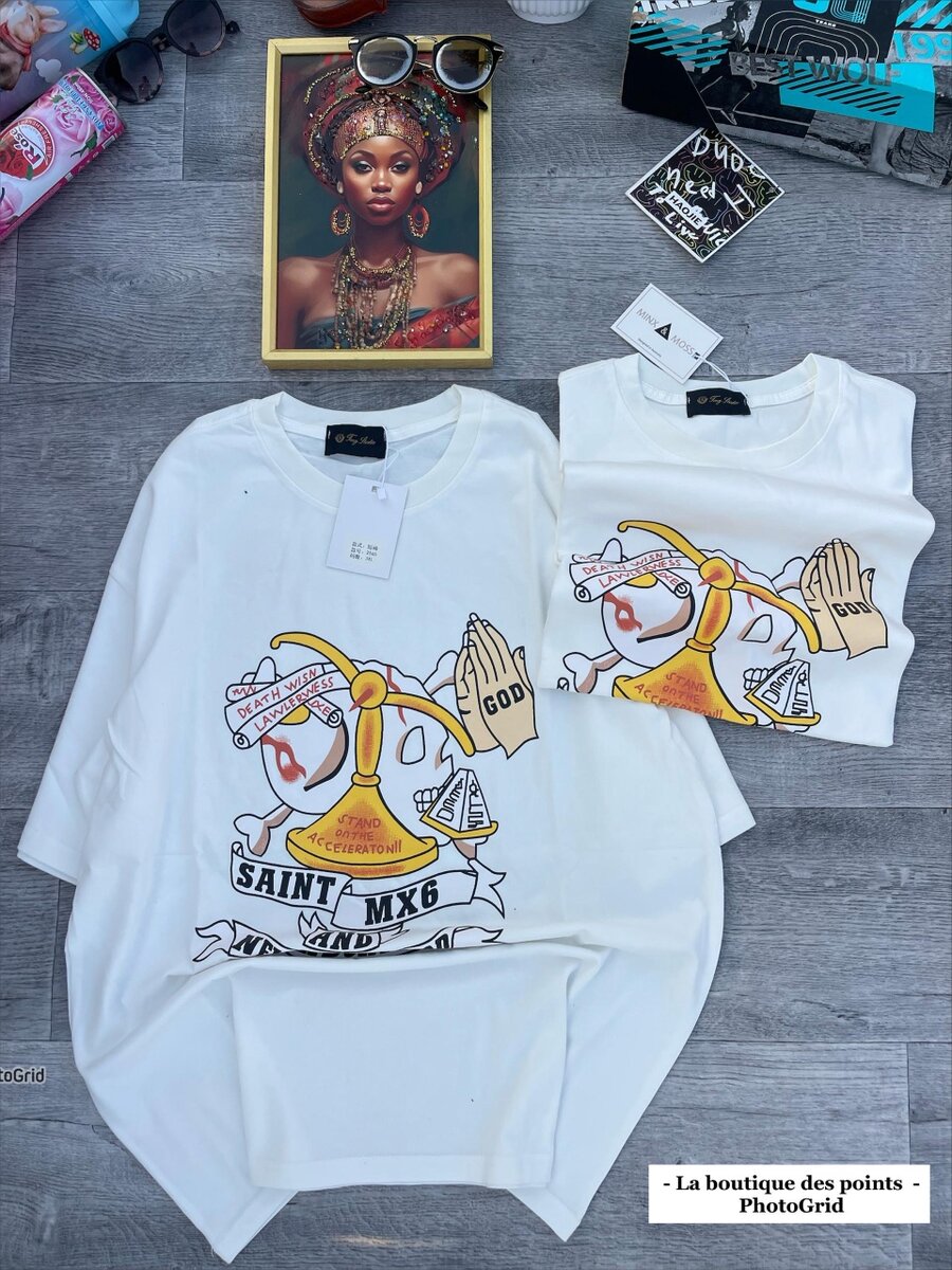 T-shirts imprimés unisexes