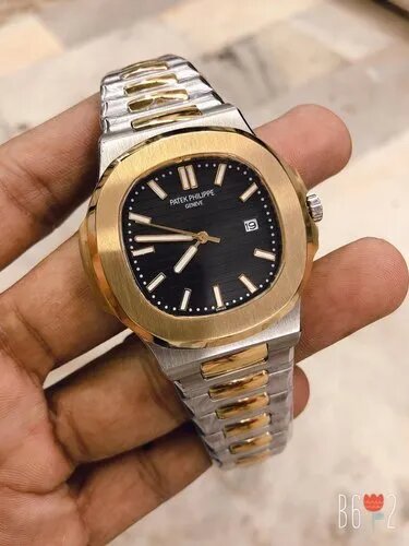Montre de luxe en acier inoxydable