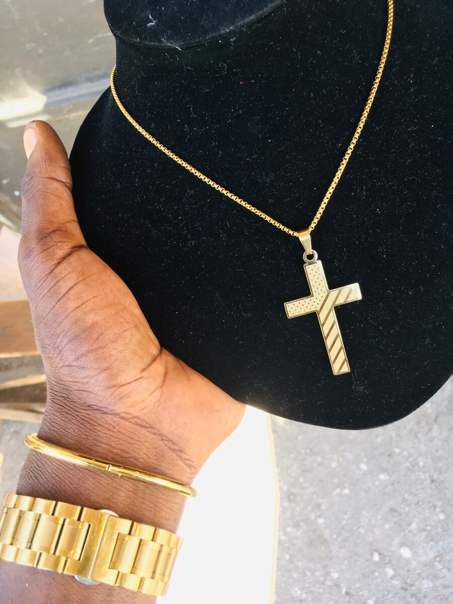 Gold Cross Necklace