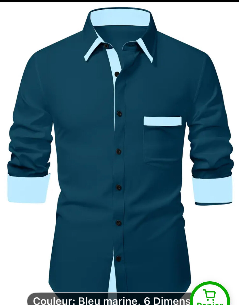 Chemise élégante pour hommes
