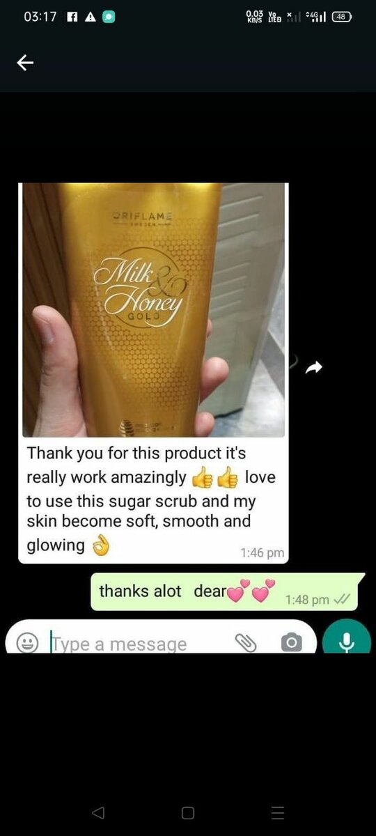 Milk and honey sugar scrub