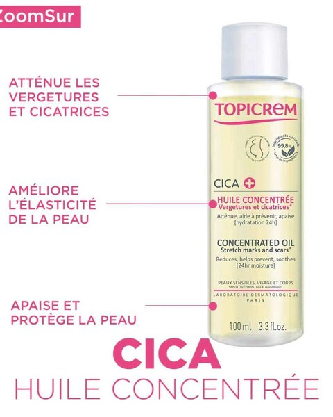 Topicrem huile cica +