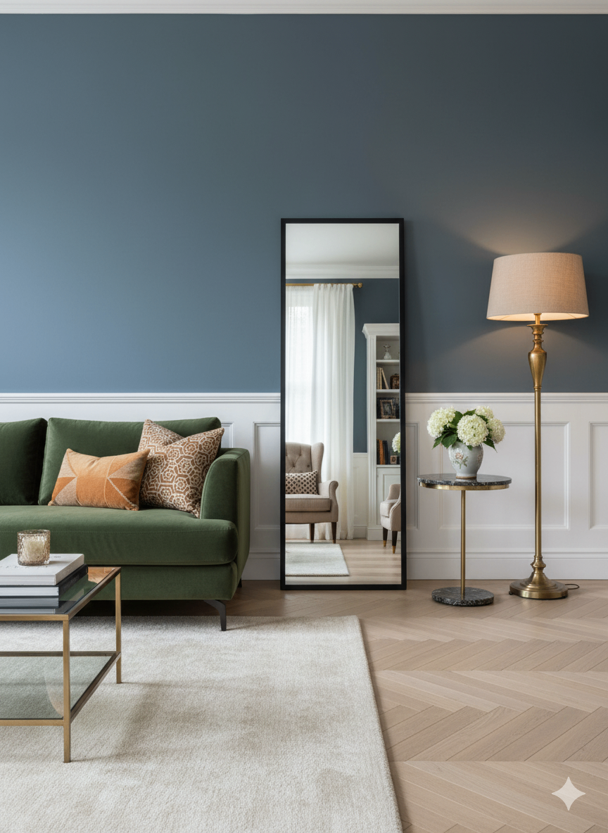 Grand miroir élégant 1m30/50