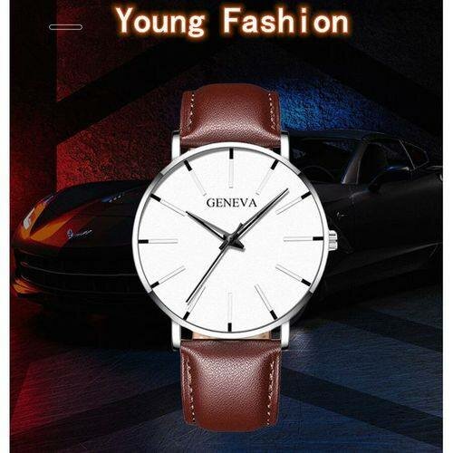 Montre à Quartz pour homme À cadran rond