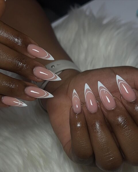 Stylish French Manicure Chic