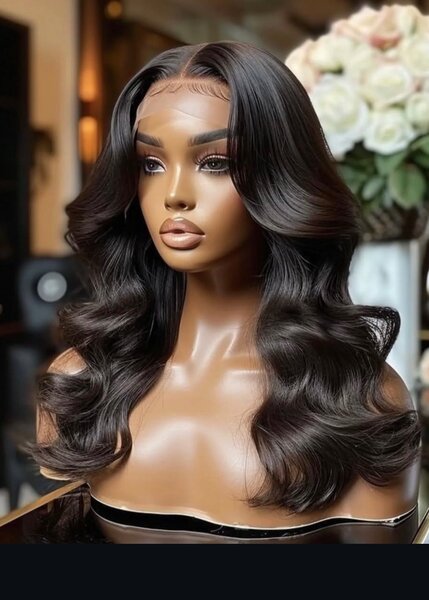 Perruque en ondulée