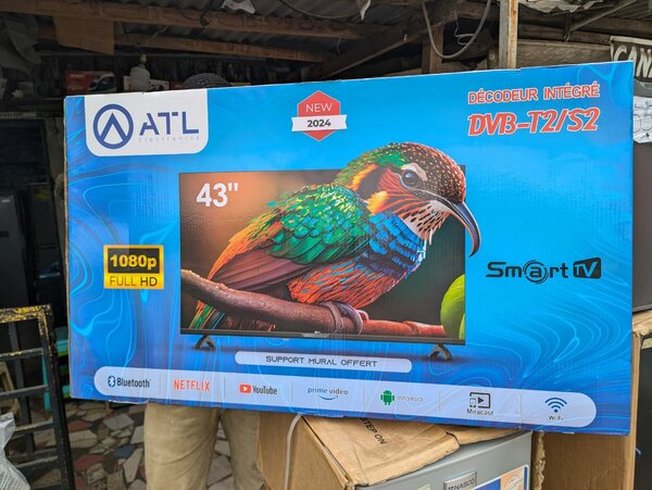 TV ATL 43 pouce neuf Android wifi direct Netflix youtube