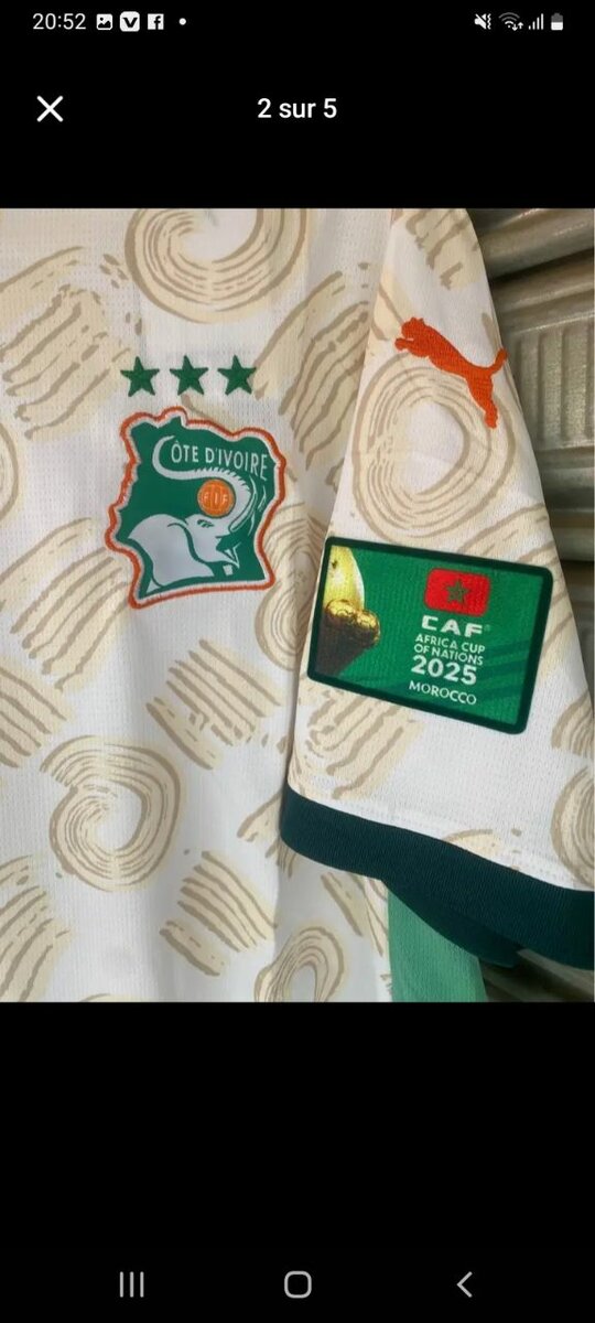 Maillot Côte d'Ivoire