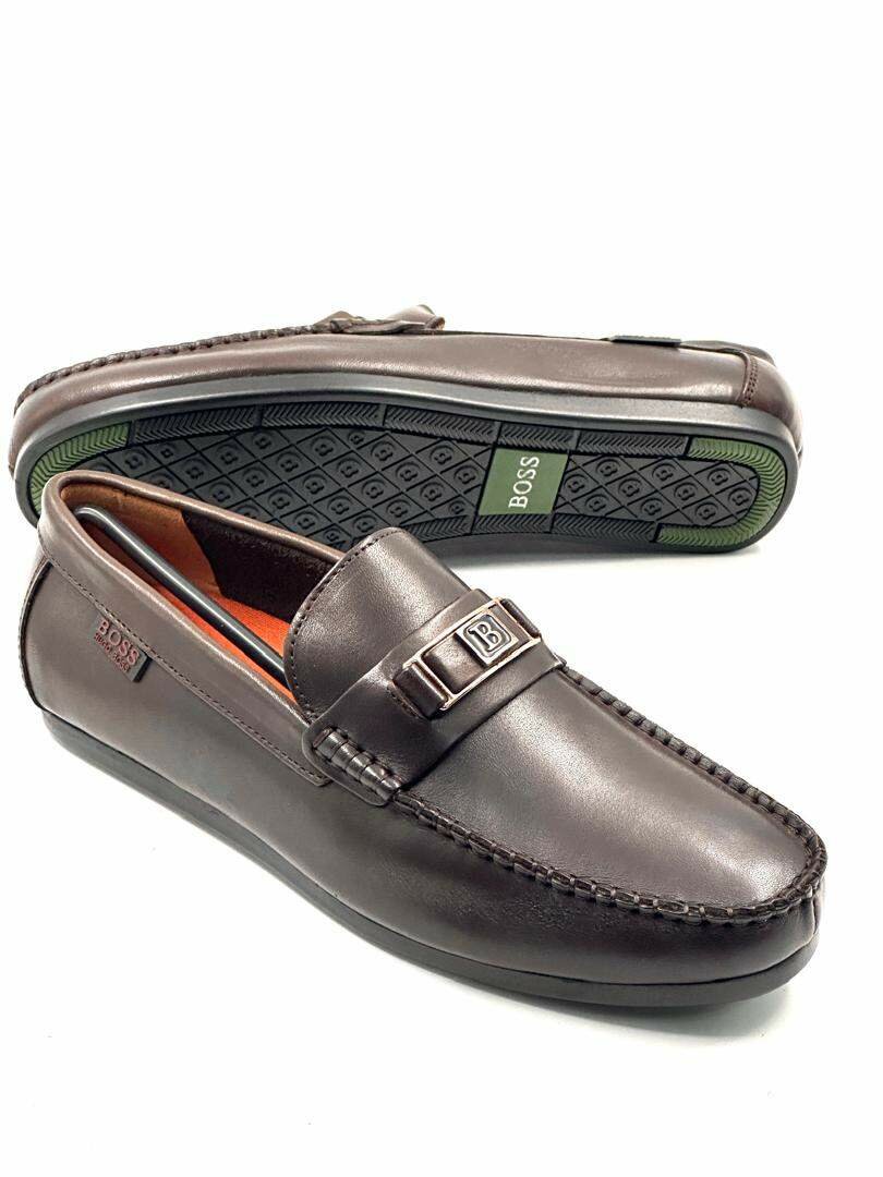 Branded loafers
