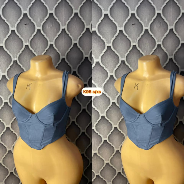 Beautiful thrifted corset tops and tops 