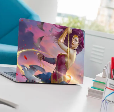 Wonder Woman Laptop Back Skin Sticker For 15.6 Size Laptops