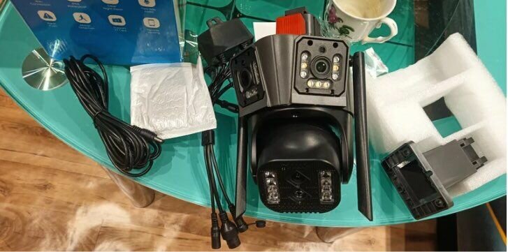 Ptz 3lens Cctv camera surveillance