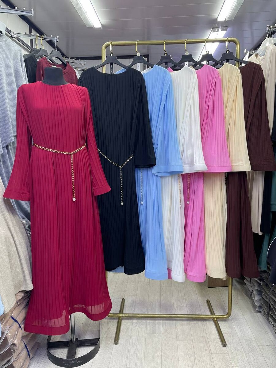 Платье гофре