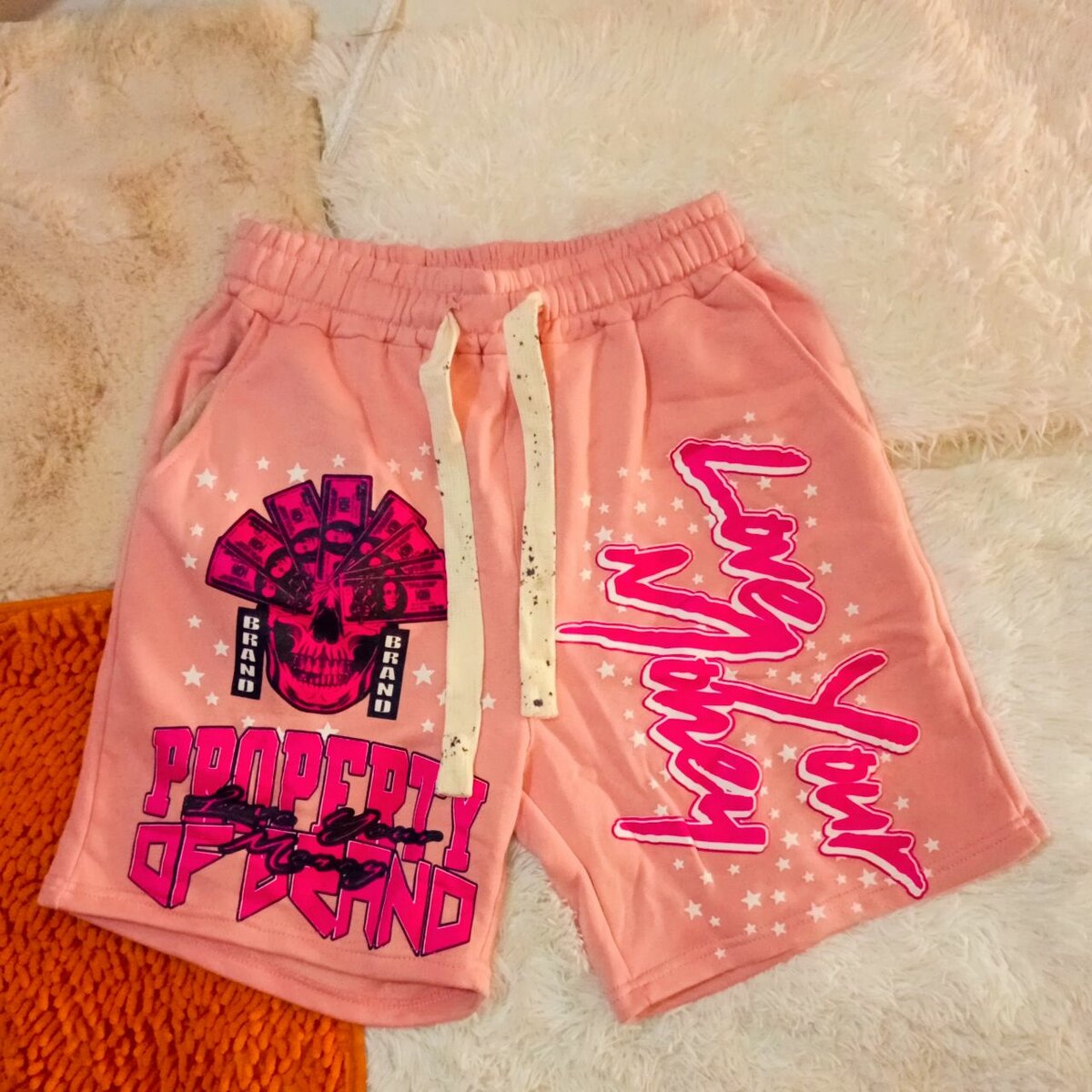 Shorts décontractés rose