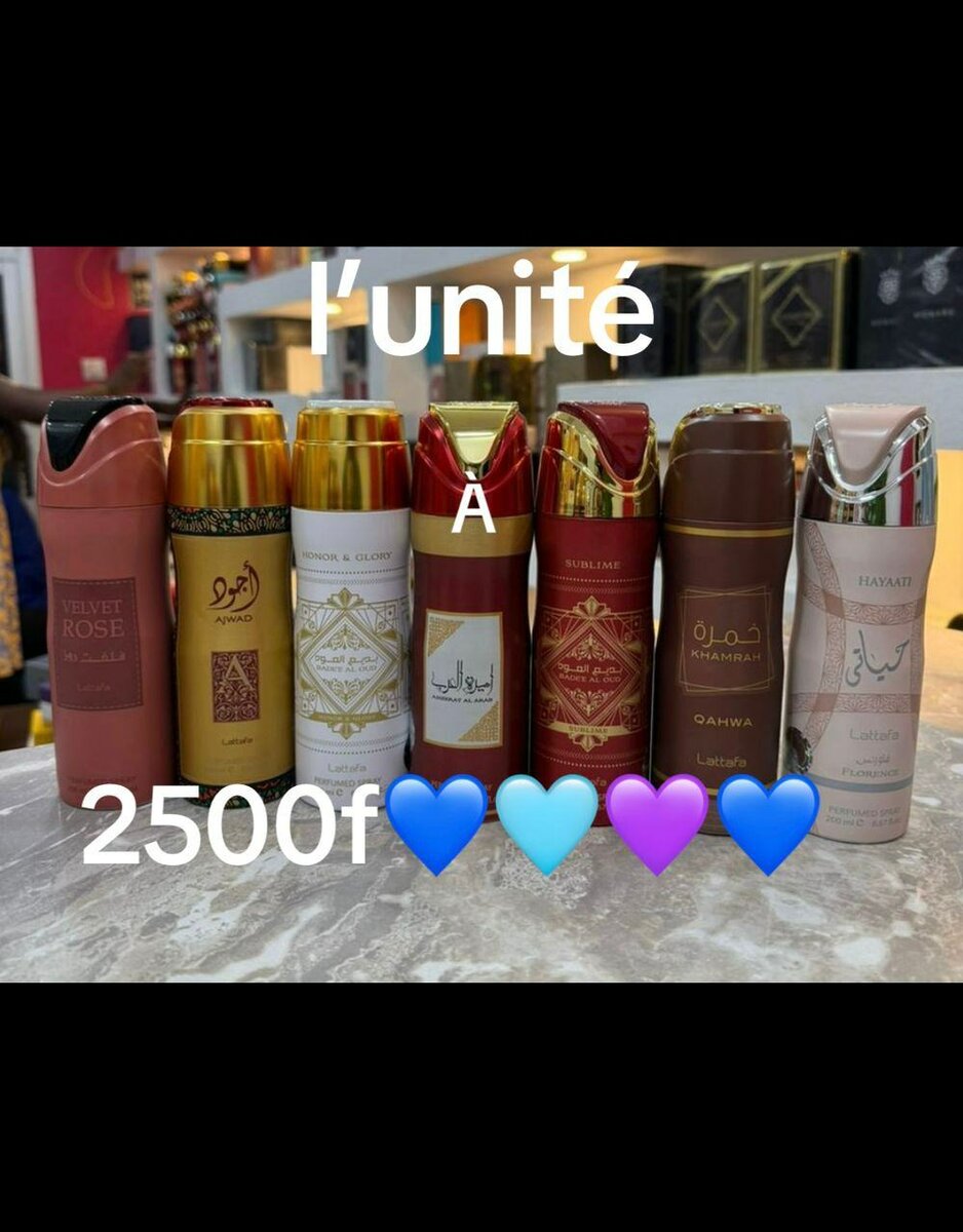 Déodorants Parfumés Variés