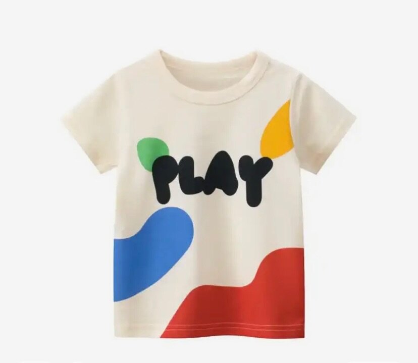 White PLAY T-Shirt (Premium Quality)