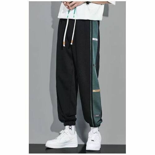 Fashion Men's Personalized Casual Pants -Black