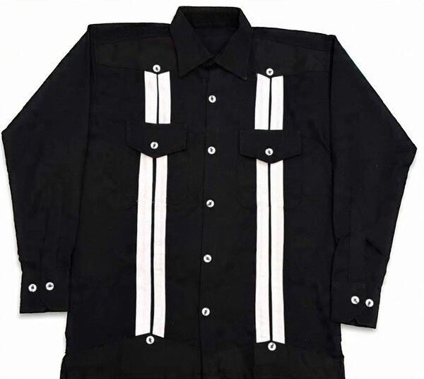 Chemise noire élégante