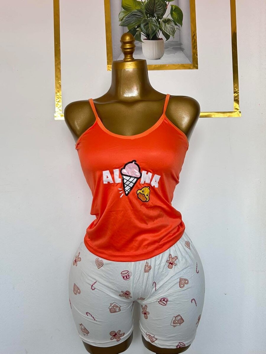 Pyjama d'été coloré