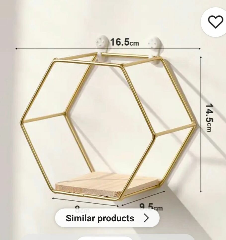 selves for decor and flowers