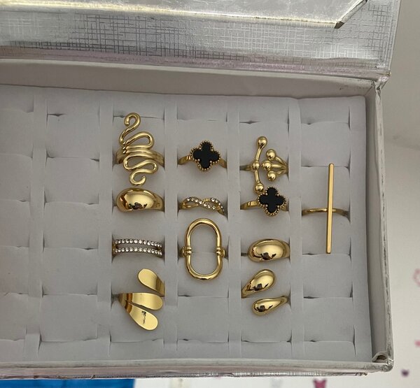 Set de bijoux en acier inoxydable