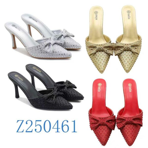 Talons hauts élégants avec nœud