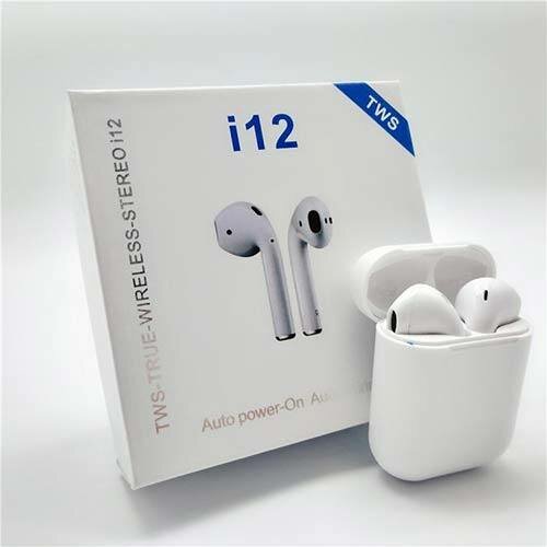 i 12 True Wireless earbuds Stereo BT V5.0 Dual Air Buds