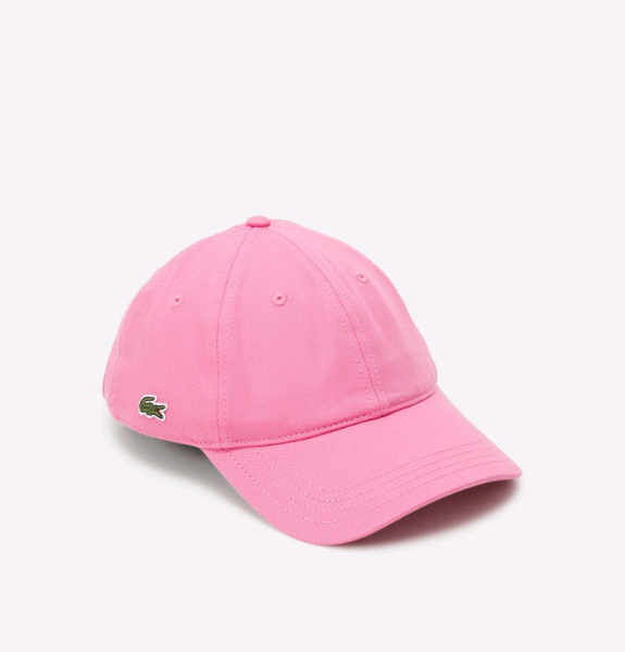 Casquette rose Lacoste élégante