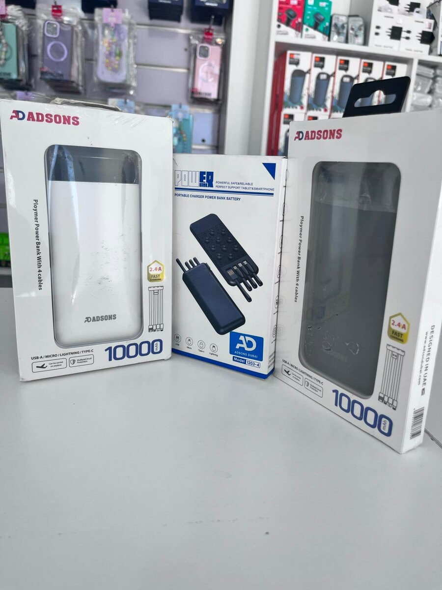 Power Banks and Phone Covers