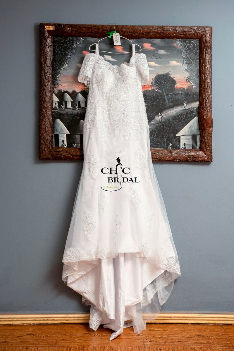 Plus size wedding dress