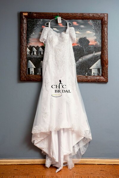 Plus size wedding dress