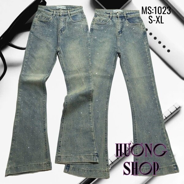 Jean évasé style vintage