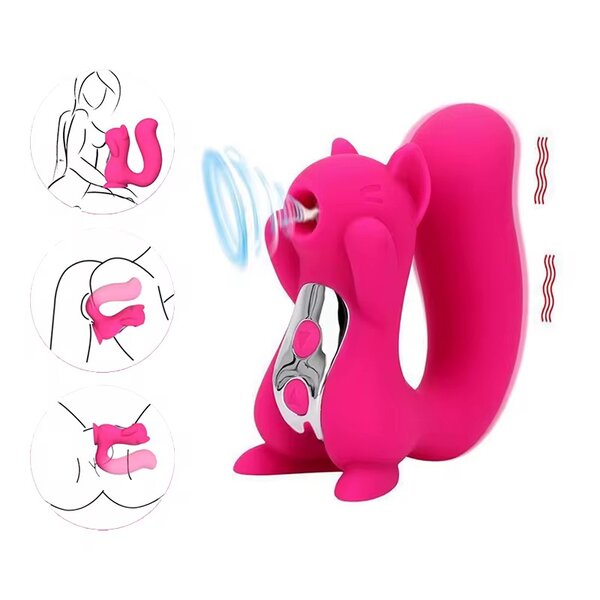 Vibromasseur Écureuil 10 Fréquences