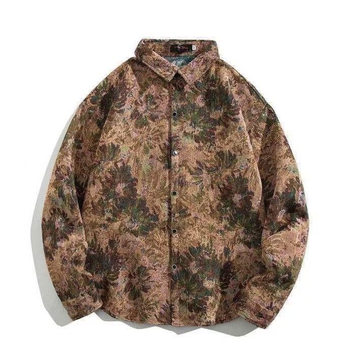 Chemise imprimée homme décontractée