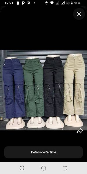 Pantalons cargo multi-poches
