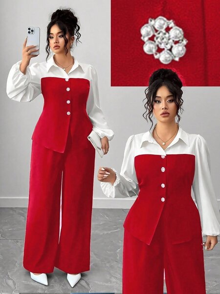 Ensemble Pantalon Élegant