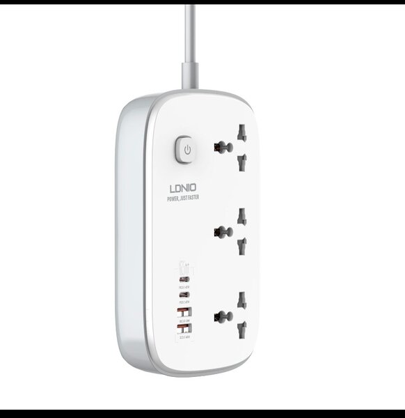 LDNIO 3 Outlets  Extension Board (65W)