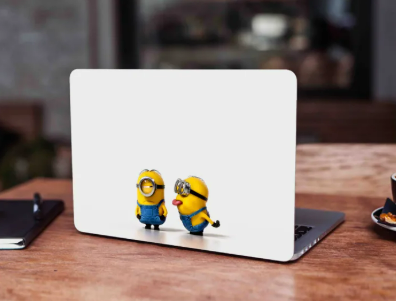 Minions Laptop Skin Vinyl Sticker Decal, 12 13 13.3 14 15 15.4 15.6 inch Laptop Skin Sticker Cover Art Decal Protector Fits All Laptops
