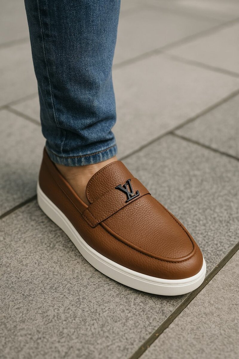 Mocassins en cuir élégants