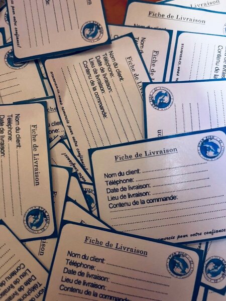 Fiches de Livraison Personnalisées