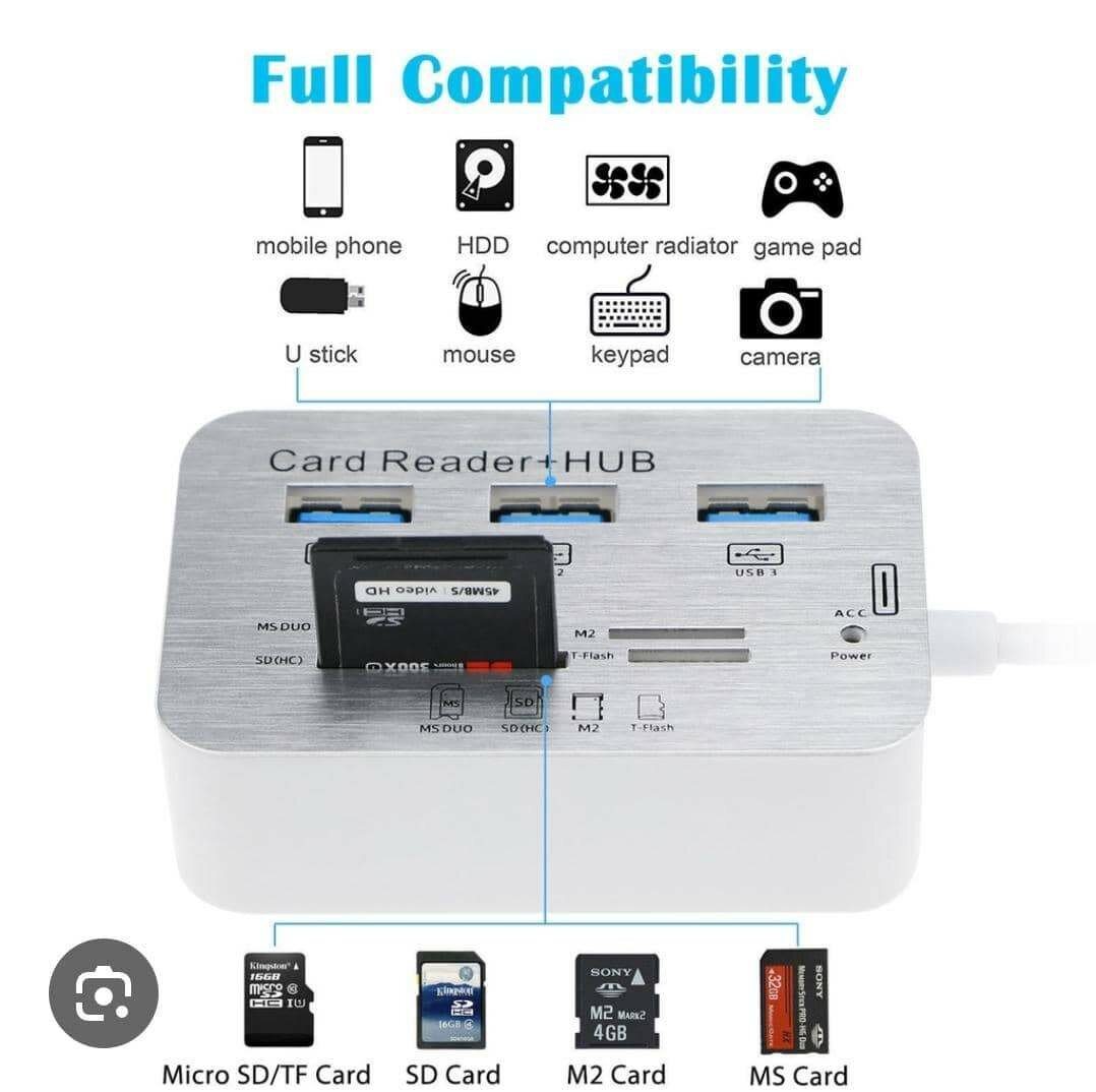 Lecteur de cartes USB 3.0 HUB