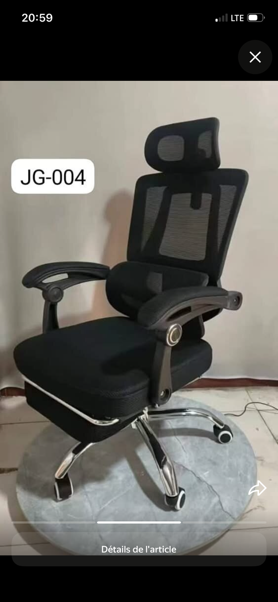 Chaise Ergonomique de Bureau