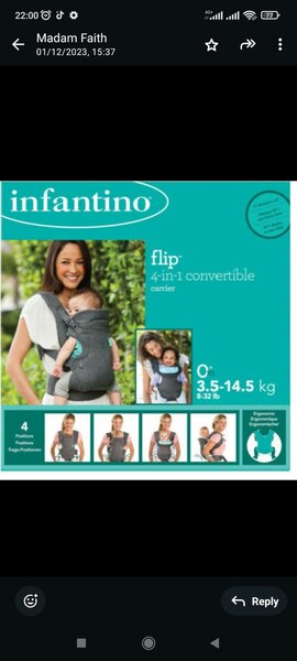 Infantino baby carrier