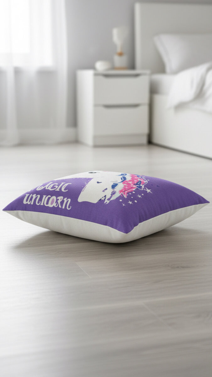 Coussin Licorne Magique Enfant