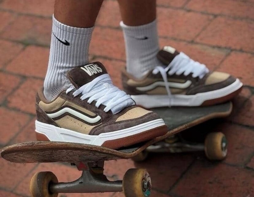 Baskets en daim pour skateurs