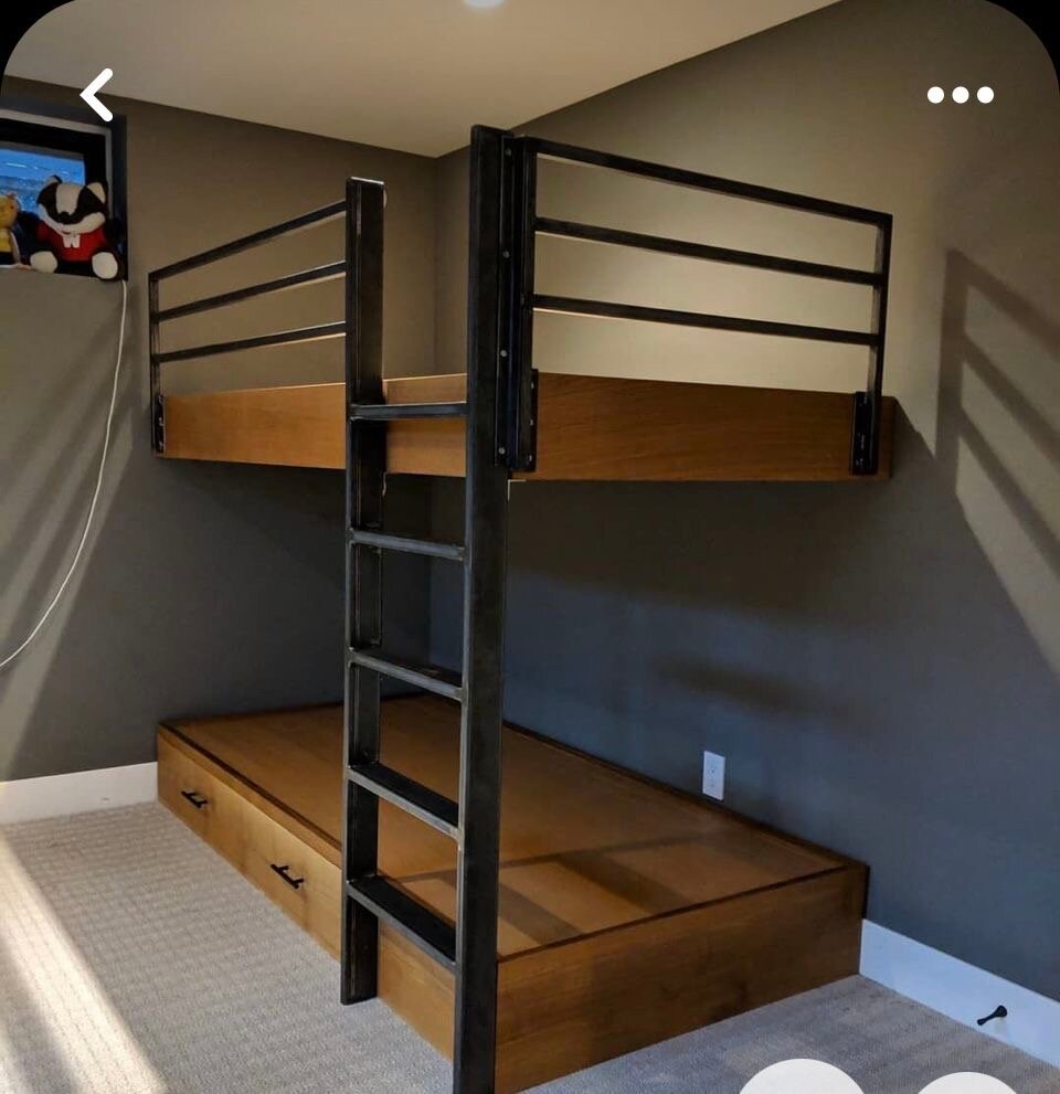 Lit superposé design en bois